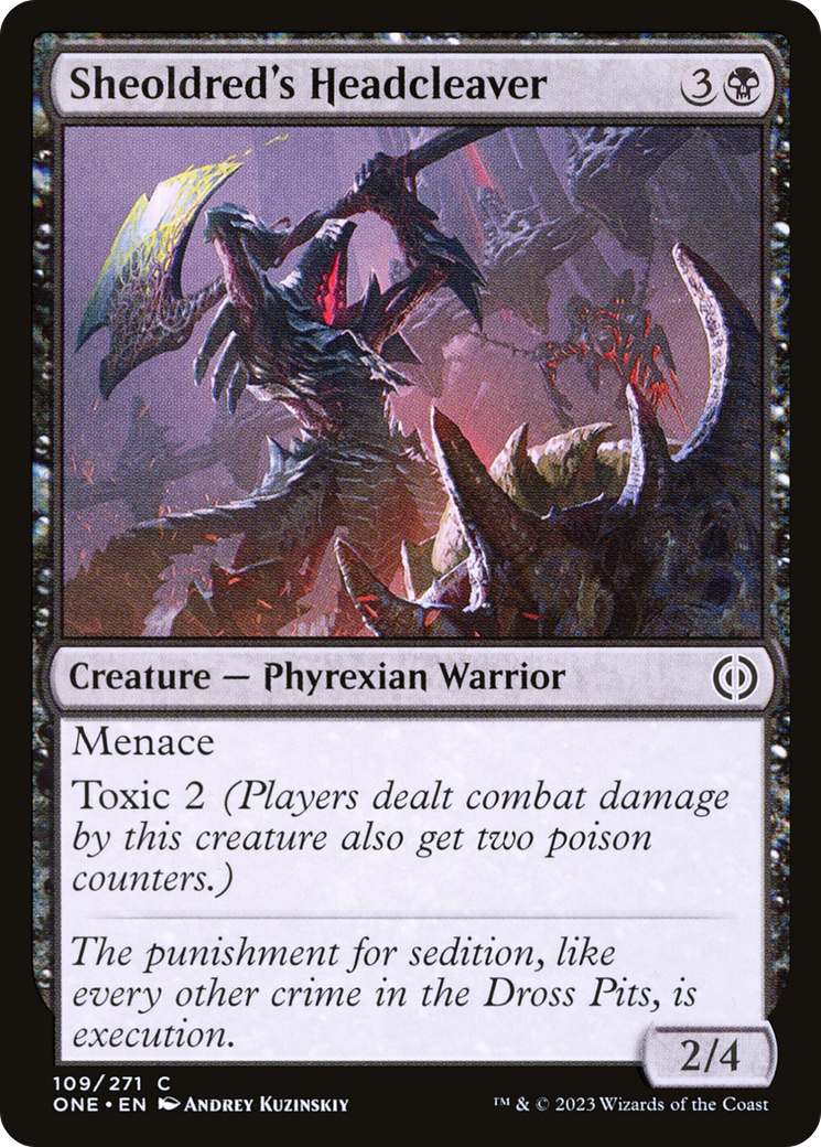 Sheoldred's Headcleaver [Phyrexia: All Will Be One] | Devastation Store
