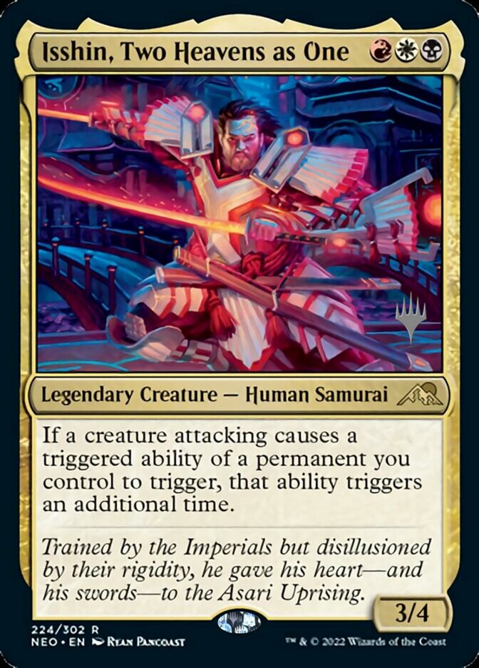 Isshin, Two Heavens as One (Promo Pack) [Kamigawa: Neon Dynasty Promos] | Devastation Store