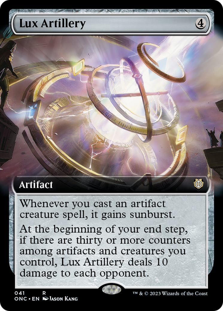 Lux Artillery (Extended Art) [Phyrexia: All Will Be One Commander] | Devastation Store