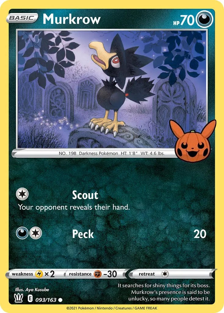 Murkrow (093/163) [Trick or Trade] | Devastation Store