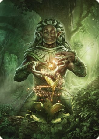 Elvish Mystic Art Card [Commander Masters Art Series] | Devastation Store
