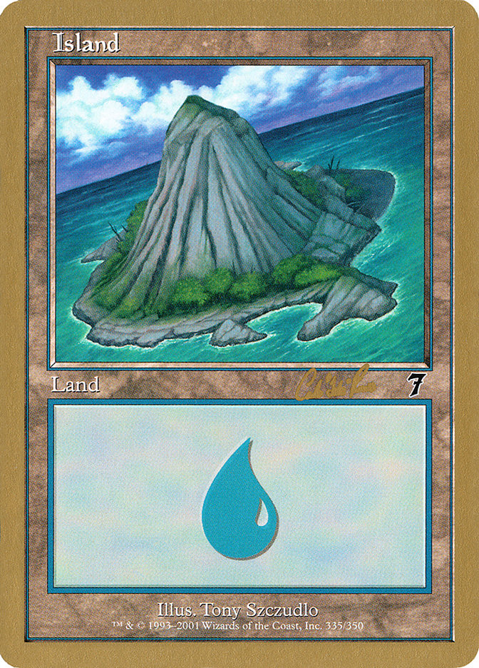 Island (cr335b) (Carlos Romao) [World Championship Decks 2002] | Devastation Store