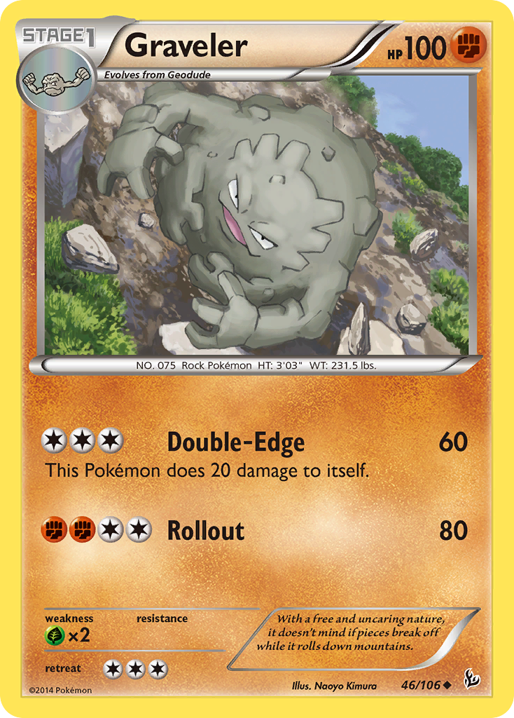 Graveler (46/106) [XY: Flashfire] | Devastation Store