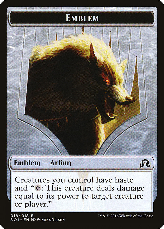 Arlinn Kord Emblem [Shadows over Innistrad Tokens] | Devastation Store