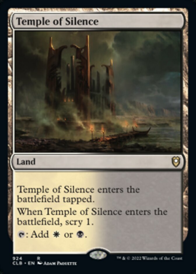 Temple of Silence [Commander Legends: Battle for Baldur's Gate] | Devastation Store