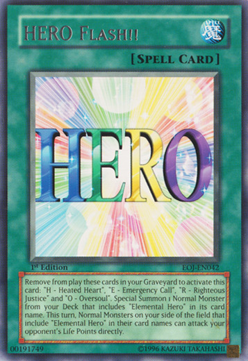 HERO Flash!! [EOJ-EN042] Rare | Devastation Store