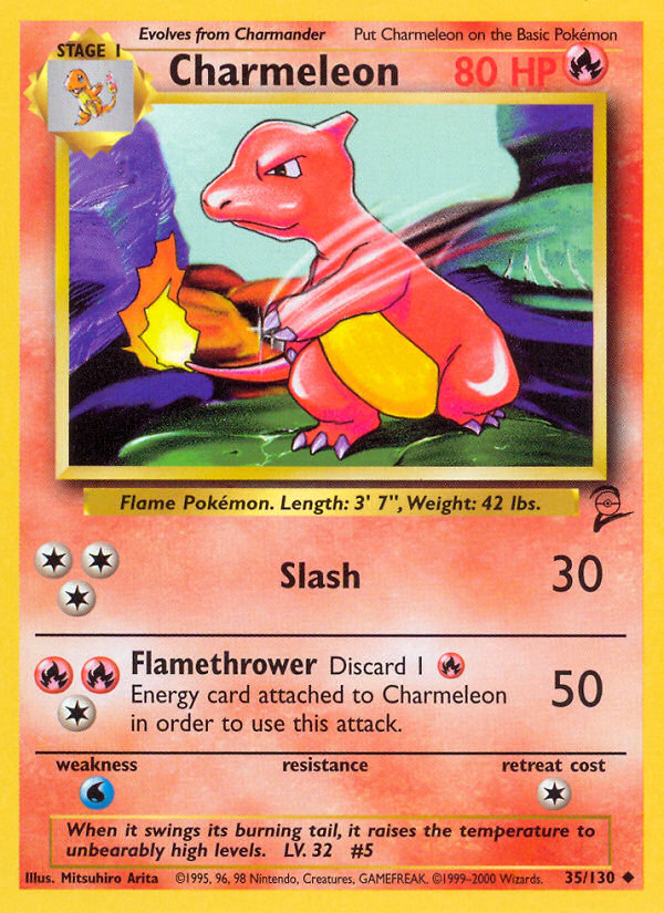 Charmeleon (35/130) [Base Set 2] | Devastation Store