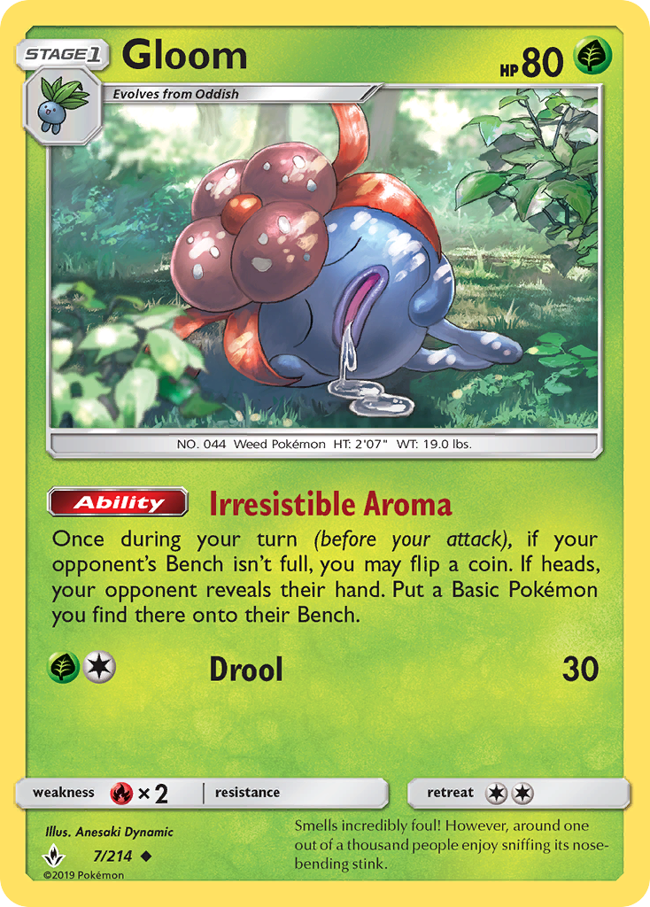 Gloom (7/214) [Sun & Moon: Unbroken Bonds] | Devastation Store