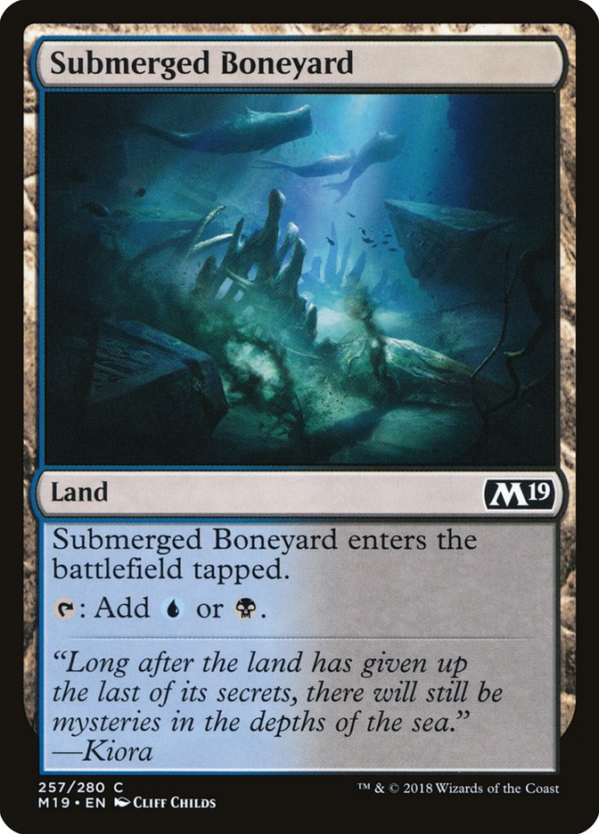 Submerged Boneyard [Core Set 2019] | Devastation Store