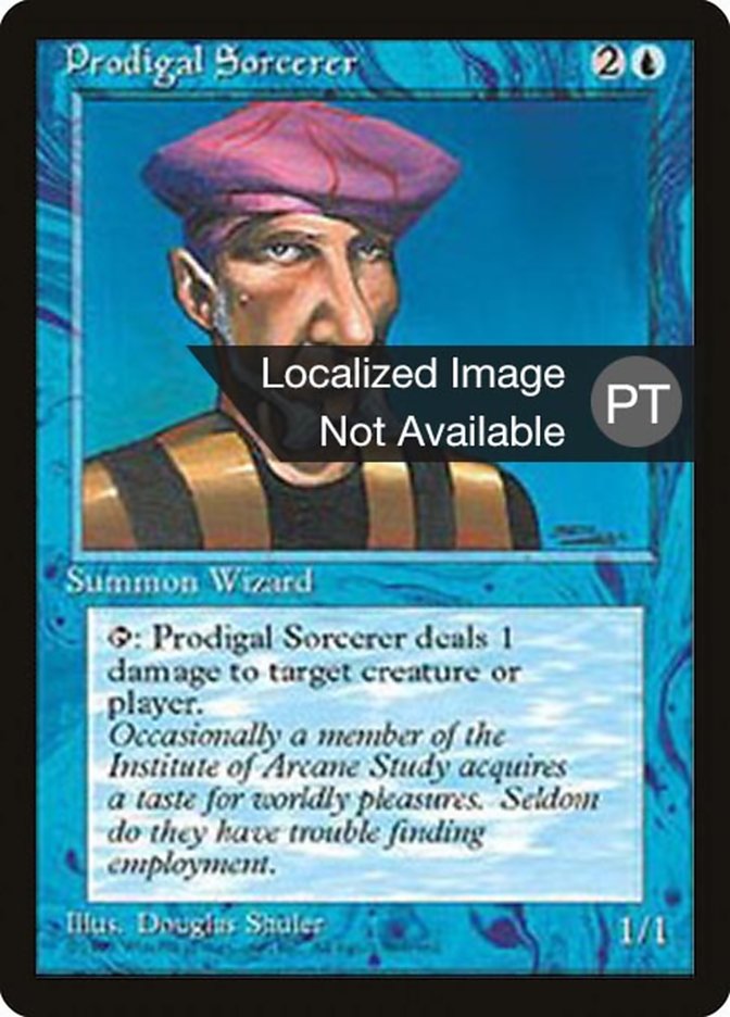 Prodigal Sorcerer [Fourth Edition (Foreign Black Border)] | Devastation Store