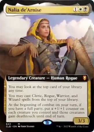 Nalia de'Arnise (Extended Art) [Commander Legends: Battle for Baldur's Gate] | Devastation Store