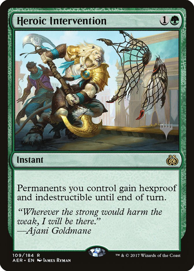 Heroic Intervention (Promo Pack) [Aether Revolt Promos] | Devastation Store