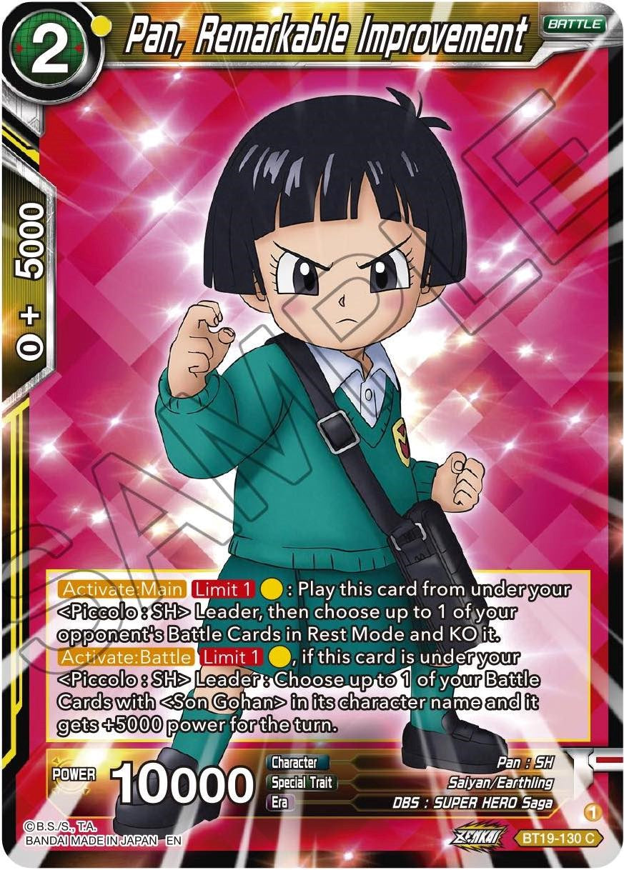 Pan, Remarkable Improvement (BT19-130) [Fighter's Ambition] | Devastation Store