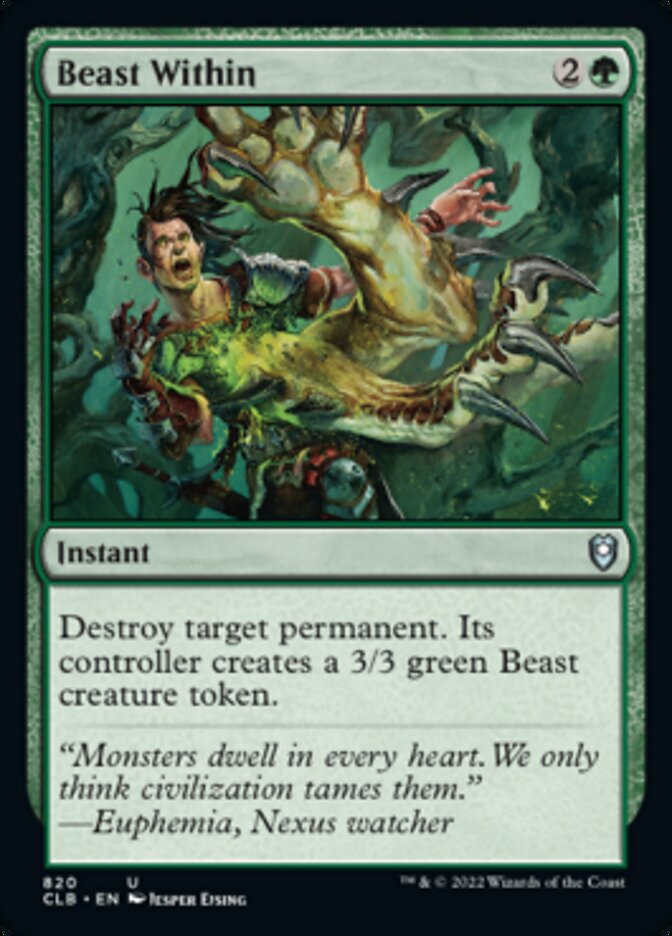 Beast Within [Commander Legends: Battle for Baldur's Gate] | Devastation Store