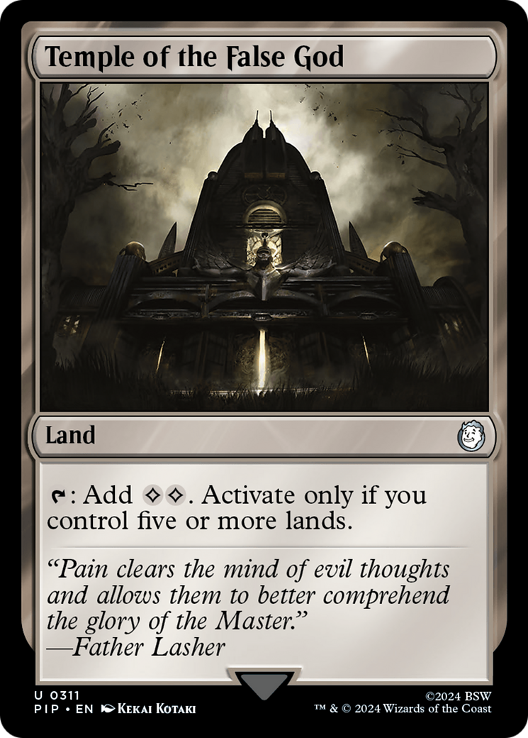 Temple of the False God [Fallout] | Devastation Store