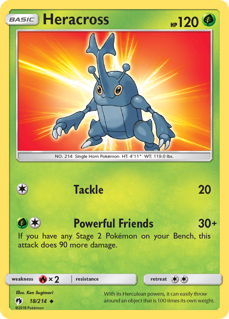 Heracross (18/214) [Sun & Moon: Lost Thunder] | Devastation Store