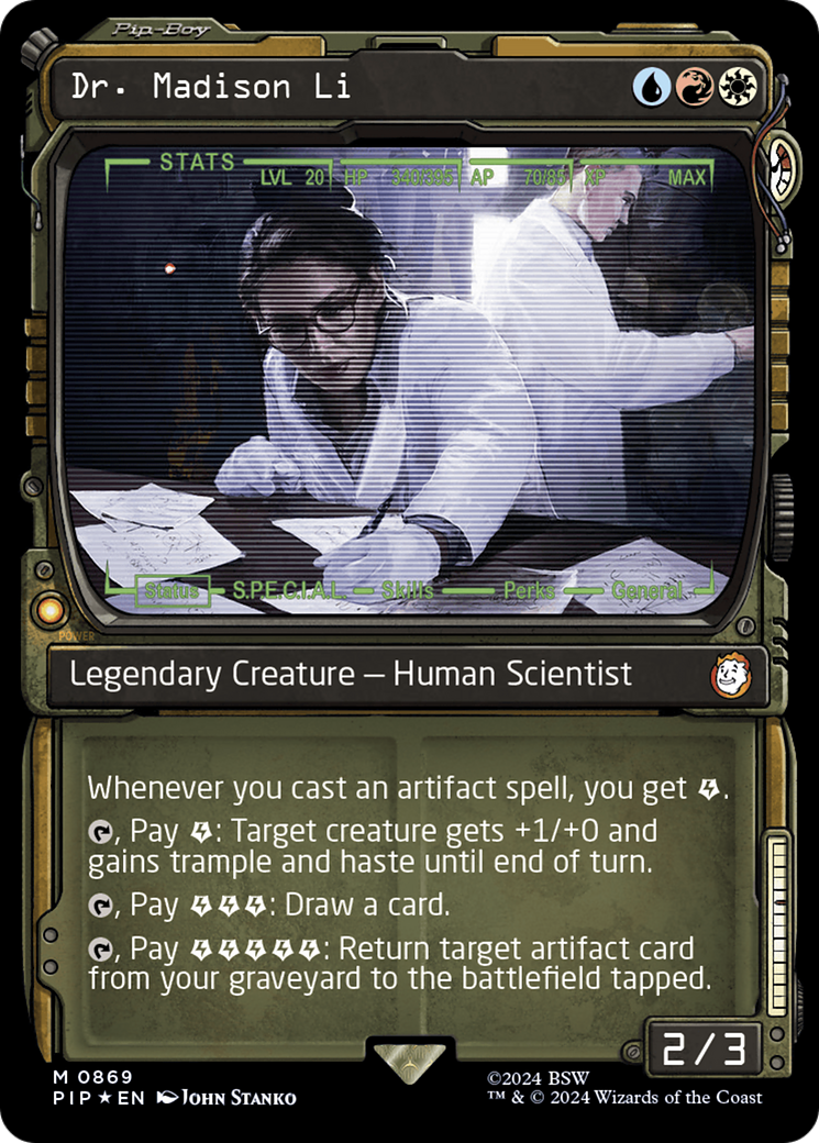 Dr. Madison Li (Showcase) (Surge Foil) [Fallout] | Devastation Store