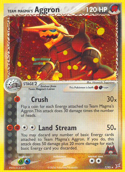 Team Magma's Aggron (7/95) [EX: Team Magma vs Team Aqua] | Devastation Store