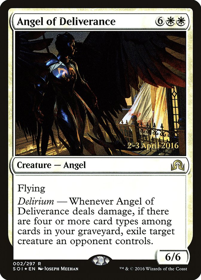 Angel of Deliverance [Shadows over Innistrad Prerelease Promos] - Devastation Store | Devastation Store