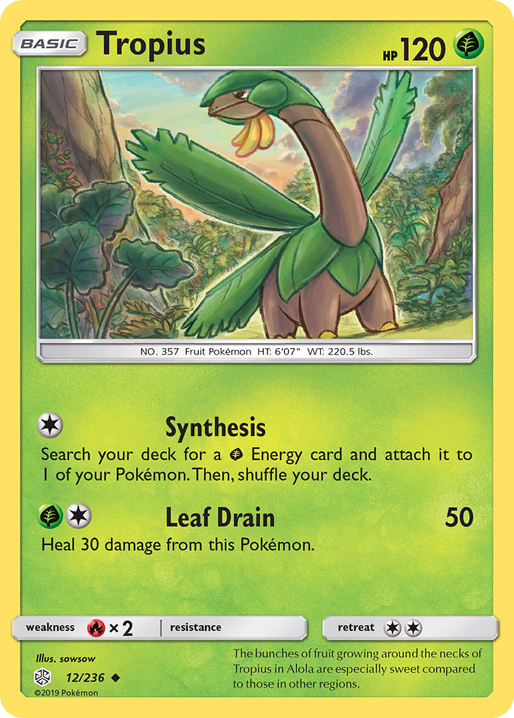 Tropius (12/236) [Sun & Moon: Cosmic Eclipse] | Devastation Store