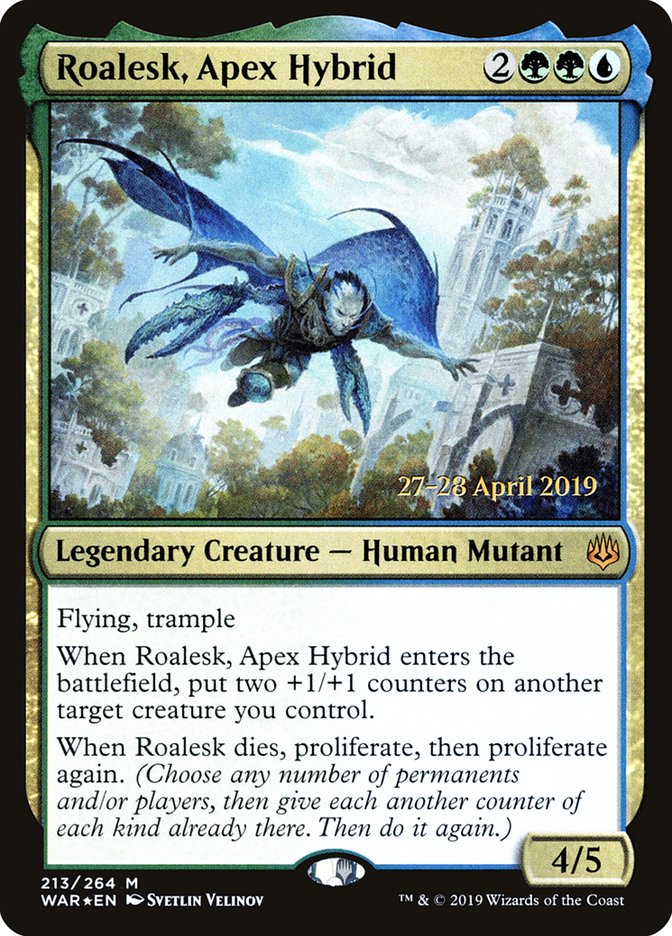 Roalesk, Apex Hybrid  [War of the Spark Prerelease Promos] | Devastation Store