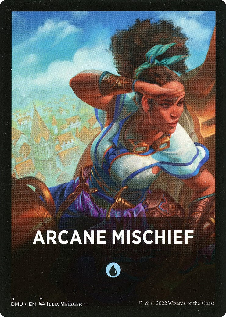 Arcane Mischief Theme Card [Dominaria United Tokens] | Devastation Store