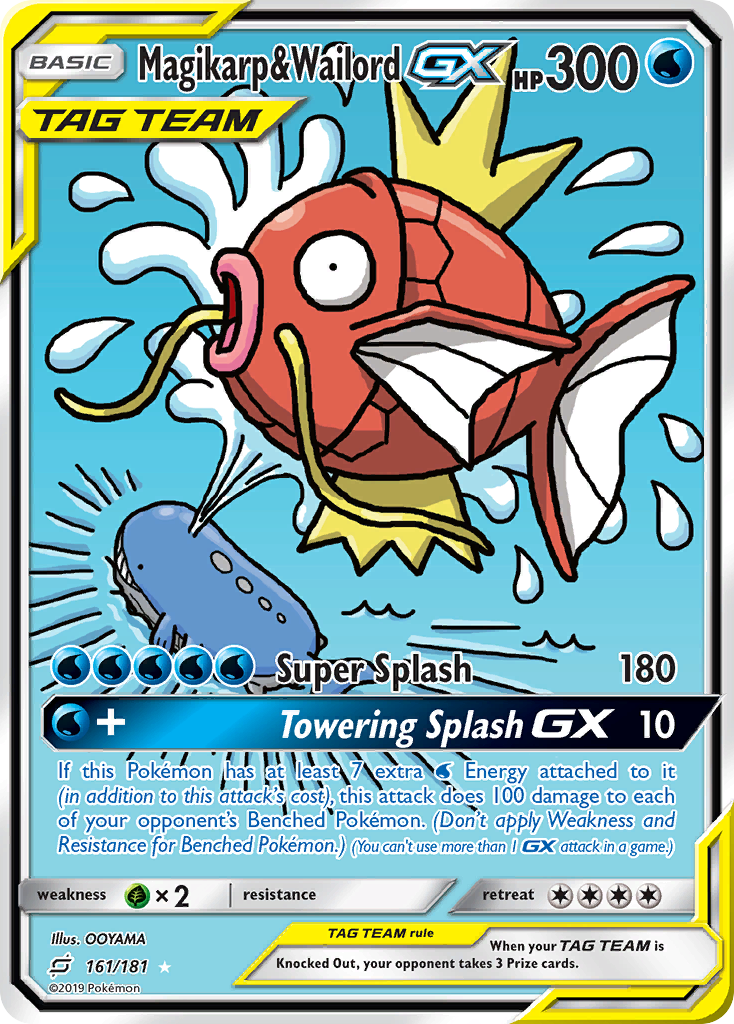 Magikarp & Wailord GX (161/181) [Sun & Moon: Team Up] | Devastation Store