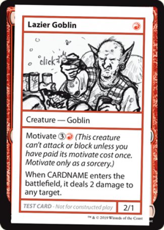 Lazier Goblin (2021 Edition) [Mystery Booster Playtest Cards] | Devastation Store