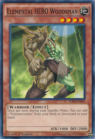 Elemental Hero Woodsman [SDHS-EN003] Common | Devastation Store