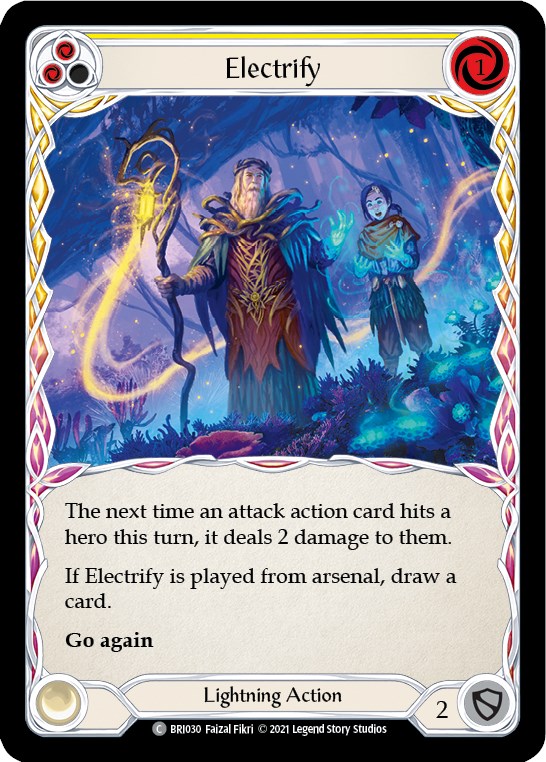 Electrify (Yellow) [BRI030] (Tales of Aria Briar Blitz Deck)  1st Edition Normal | Devastation Store