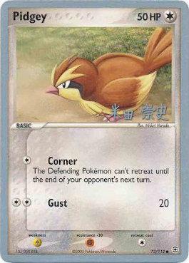 Pidgey (73/112) (Dark Tyranitar Deck - Takashi Yoneda) [World Championships 2005] | Devastation Store