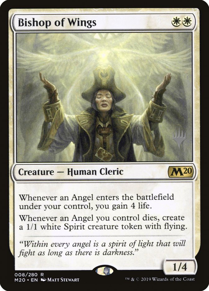 Bishop of Wings (Promo Pack) [Core Set 2020 Promos] | Devastation Store