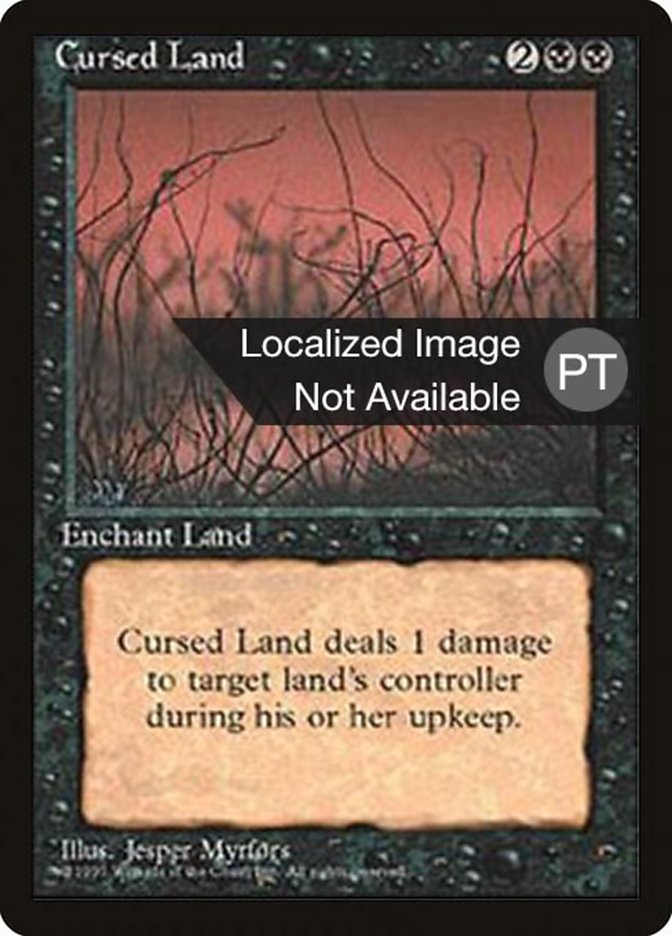 Cursed Land [Fourth Edition (Foreign Black Border)] | Devastation Store