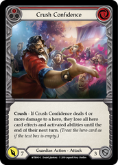 Crush Confidence (Red) [WTR063-C] Alpha Print Rainbow Foil - Devastation Store | Devastation Store