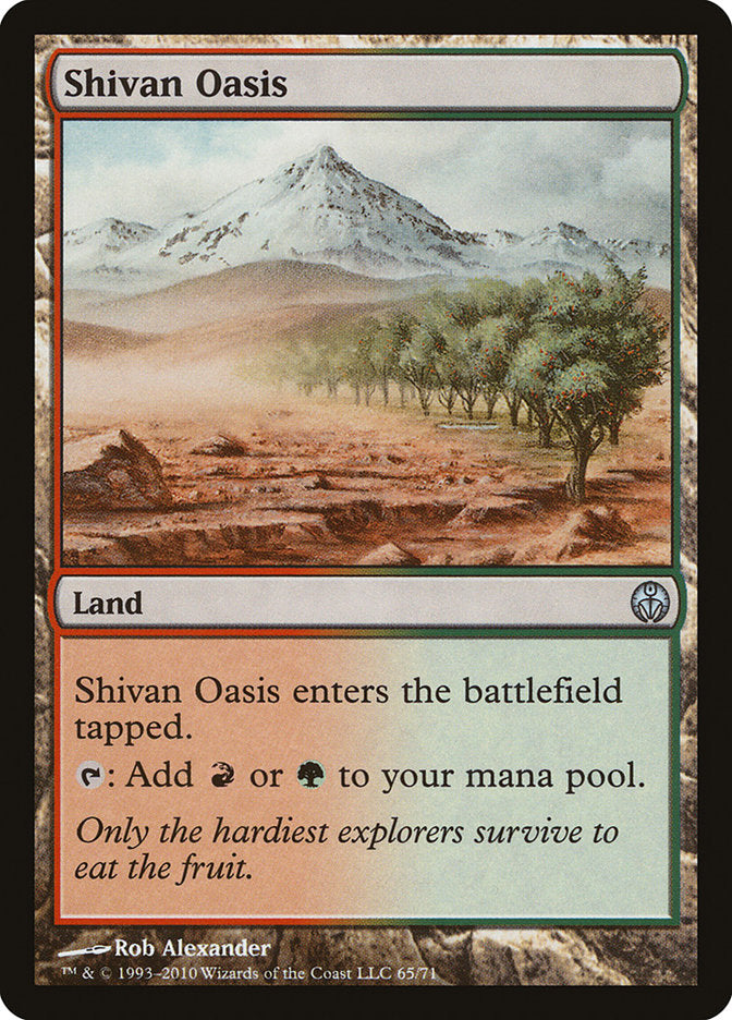 Shivan Oasis [Duel Decks: Phyrexia vs. the Coalition] - Devastation Store | Devastation Store