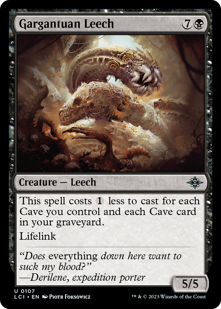 Gargantuan Leech [The Lost Caverns of Ixalan] | Devastation Store