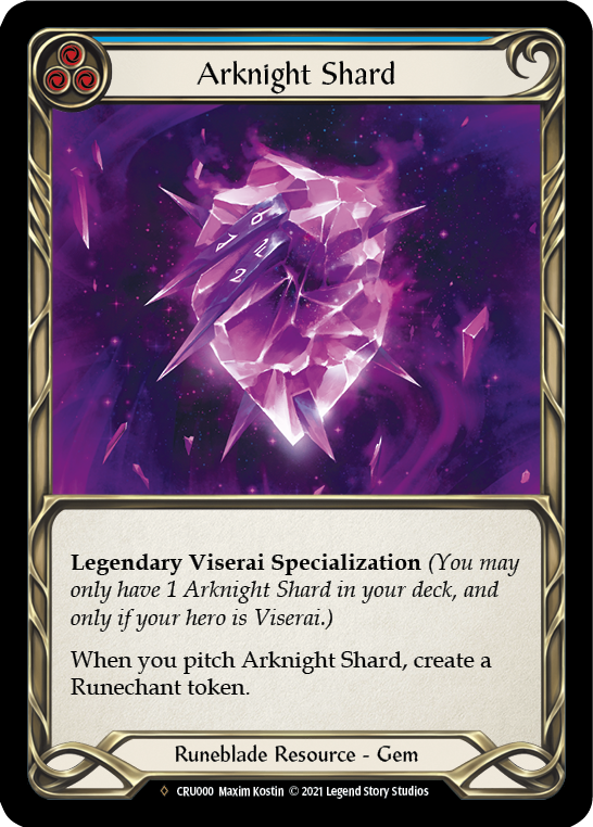 Arknight Shard (Rainbow Foil) [CRU000-RF] Unlimited Rainbow Foil | Devastation Store