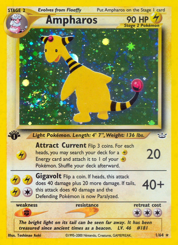 Ampharos (1/64) [Neo Revelation 1st Edition] | Devastation Store