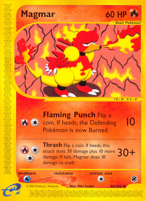 Magmar (86/165) [Expedition: Base Set] | Devastation Store