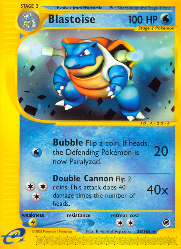 Blastoise (36/165) [Expedition: Base Set] | Devastation Store