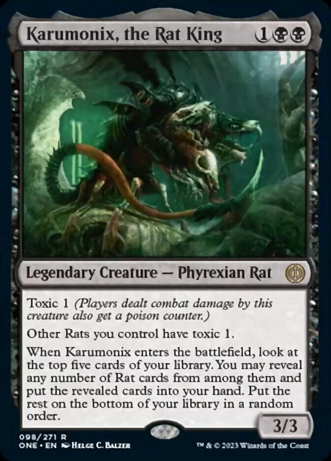 Karumonix, the Rat King [Phyrexia: All Will Be One] | Devastation Store