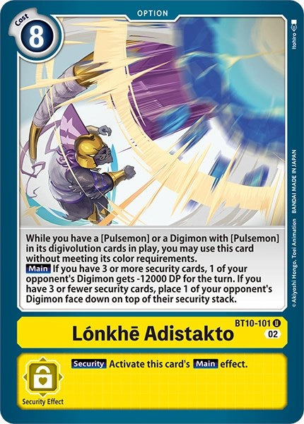 Loenkhe Adistakto [BT10-101] [Revision Pack Cards] | Devastation Store
