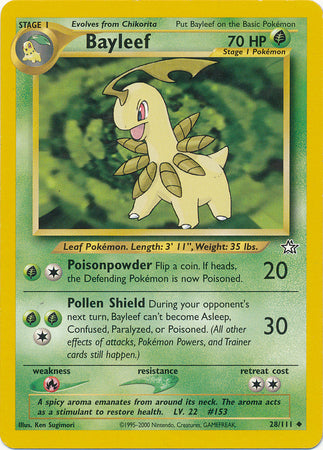 Bayleef (28/111) [Neo Genesis Unlimited] | Devastation Store