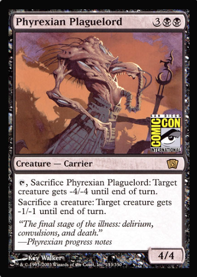Phyrexian Plaguelord (San Diego Comic Con Oversized) [Oversize Cards] | Devastation Store