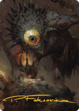 Nothic Art Card (Gold-Stamped Signature) [Commander Legends: Battle for Baldur's Gate Art Series] | Devastation Store