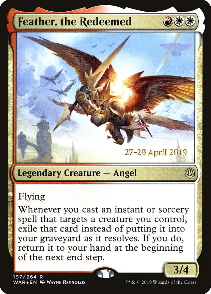 Feather, the Redeemed  [War of the Spark Prerelease Promos] | Devastation Store