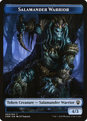 Salamander Warrior // Zombie Token [Commander Legends Tokens] | Devastation Store