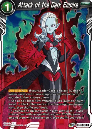 Attack of the Dark Empire [BT16-123] | Devastation Store