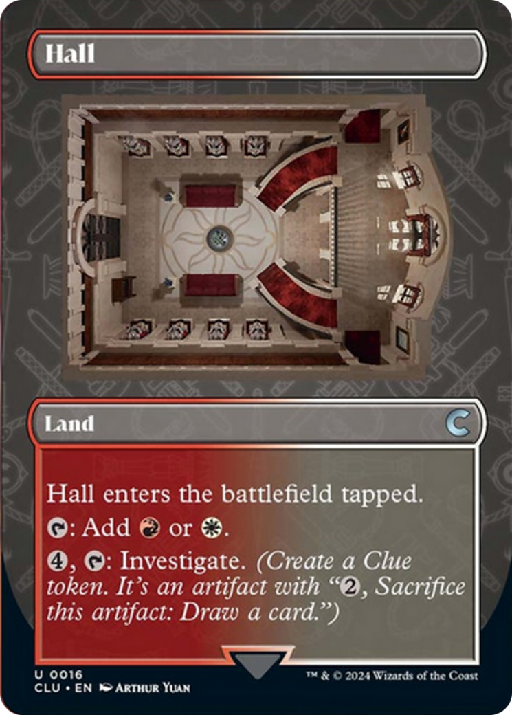 Hall (Borderless) [Ravnica: Clue Edition] | Devastation Store