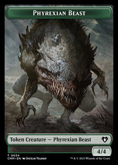 Elemental (0024) // Phyrexian Beast Double-Sided Token [Commander Masters Tokens] | Devastation Store